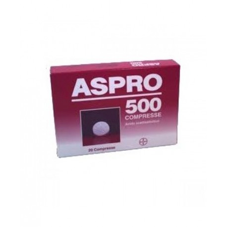 Bayer Aspro 500 20 Compresse 500 mg Analgesico