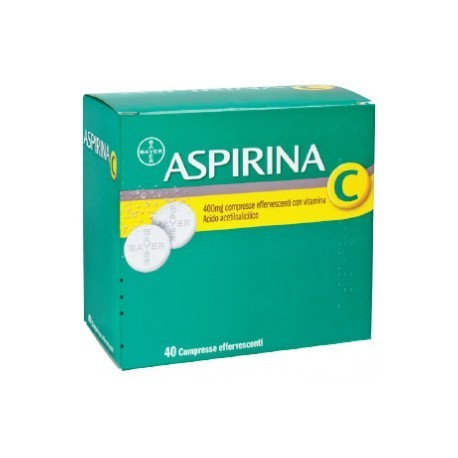 Bayer Aspirina C 40 Compresse Effervescenti 400 g + 240 g
