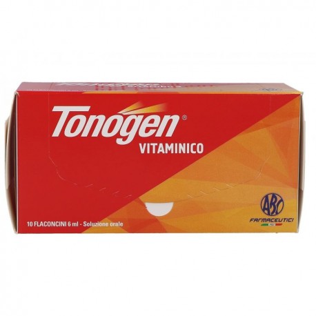 Abc Farmaceutici Tonogen Vitaminico 10 Flaconcini 6 ml