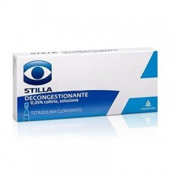 Angelini Stilla Collirio Decongestionante 10 Flaconcini Monodose 0,3 ml 0,05%