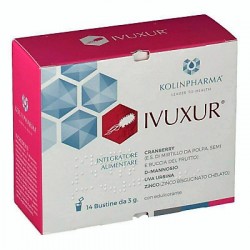 Kolinpharma Ivuxur 14 Buste Integratore per Vie Urinarie 
