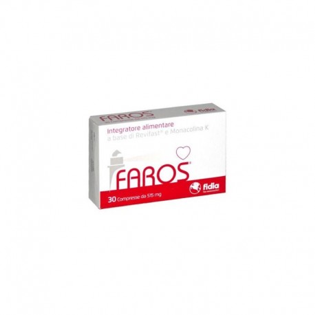  Fidia Farmaceutici Faros 30 Compresse Integratore per Colesterolo