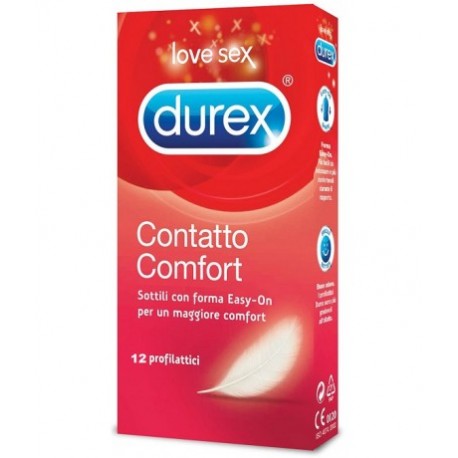 Reckitt Benckiser Durex Contatto Comfort 12 Pezzi