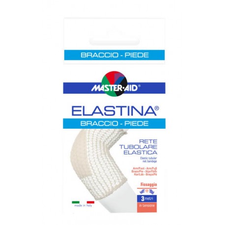 Pietrasanta Pharma Master Aid Elastina braccio-piede rete tubolare elastica 3 metri in tensione