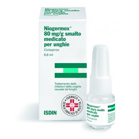 Polichem Niogermox Smalto Unghie 6,6 Ml 80 Mg/g