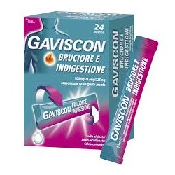 Reckitt Gaviscon Bruciore e Indigestione 24 Bustine