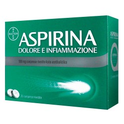 Bayer Aspirina Dolore e Infiammaziome 20 Compresse Rivestite 500 mg