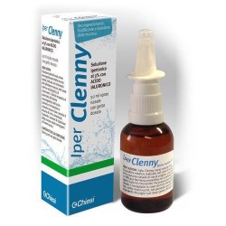 Iper Clenny Spray Nasale Getto Dosato Soluzione Ipertonica 3% Sodio Cloruro 30 G/L con Acido Ialuronico 50ML