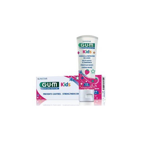 Sunstar Dentifricio GUM Kids per bambini da 2 a 6 anni