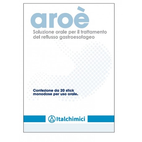 Italchimici Aroè soluzione orale per il reflusso gastroesofageo 20 stick monodose
