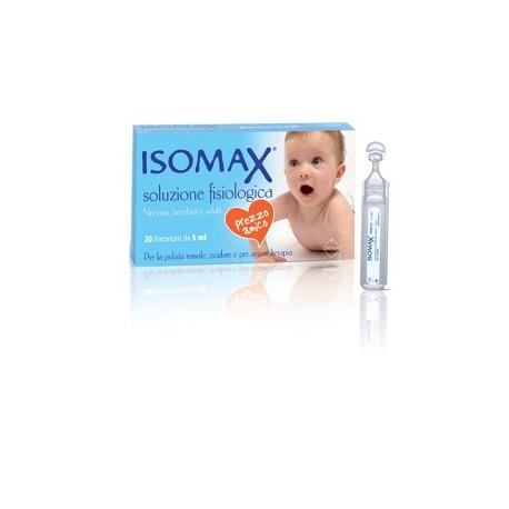 Euritalia Pharma Soluzione fisiologica Isomax per la pulizia nasale e oculare