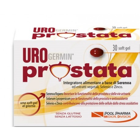 Pool Pharma Urogermin Prostata Integratore Alimentare 30 Soft Gel