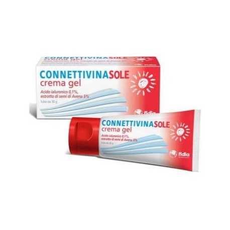 Fidia Farmaceutici Connettivina Sole Crema gel scottature ed eritemi solari 30ml