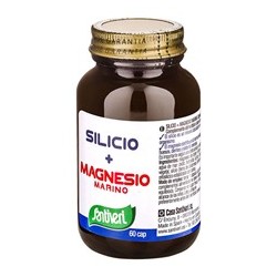 Santiveri Silicio + Magnesio Marino 60 Capsule Integratori di Sali Minerali 