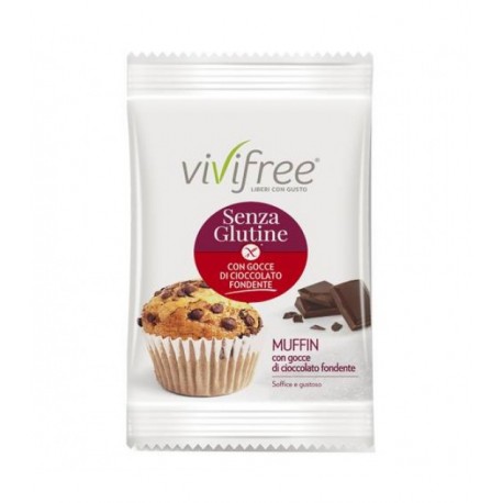 Vivifree Muffin Con Gocce Di Cioccolato Senza Glutine 45 G