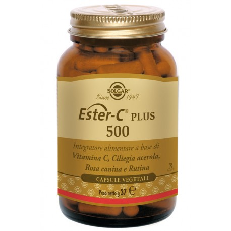 Solgar Ester-C Plus 500 Integratore Difese Immunitarie 100 Capsule