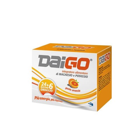 Ibsa Daigo Integratore Magnesio e Potassio 30 bustine gusto arancia