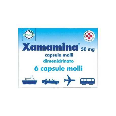 Xamamina Antinausea 50 mg 6 Capsule Molli