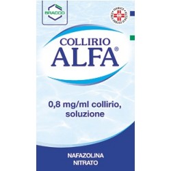 Dompé Collirio Alfa 0,8 mg/ml Collirio Decongestionante 10 ml