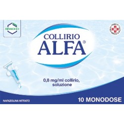 Dompe' Collirio Alfa 0,8 mg/ml 10 Flaconcini Monodose