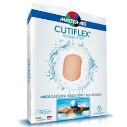 Medicazione Autoadesiva Trasparente Impermeabile Master-aid Cutiflex 10x8 5 Pezzi