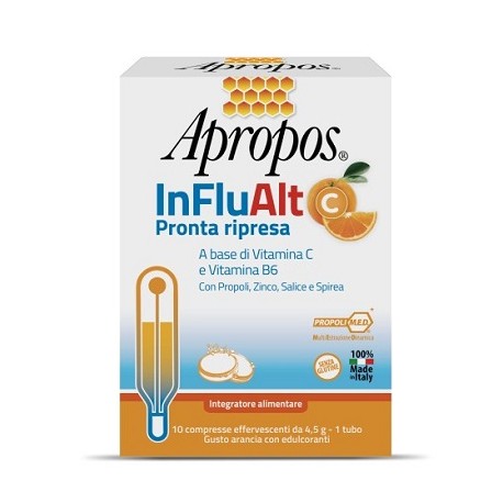 Pharma Apropos InFluAlt C Pronta ripresa 10 compresse effervescenti gusto arancia