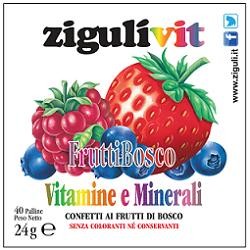 Zigulì-Vit frutti di bosco 24gr. 40confetti