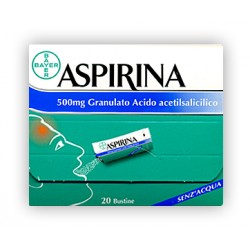 Bayer Aspirina Granulato 500 mg Analgesico 20 Bustine