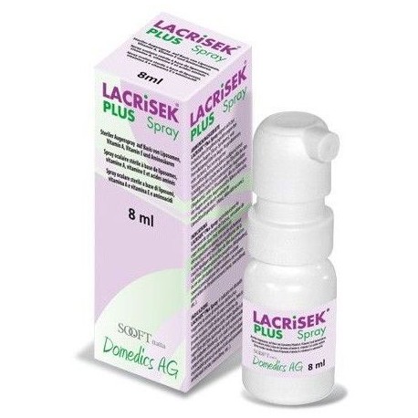  Sooft Italia Spa Lacrisek Plus Spray Senza Conservanti Soluzione Oftalmica 8 ml