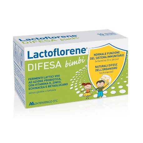 Lactoflorene Difesa Bimbi fermenti lattici 10 flaconcini 10ml.