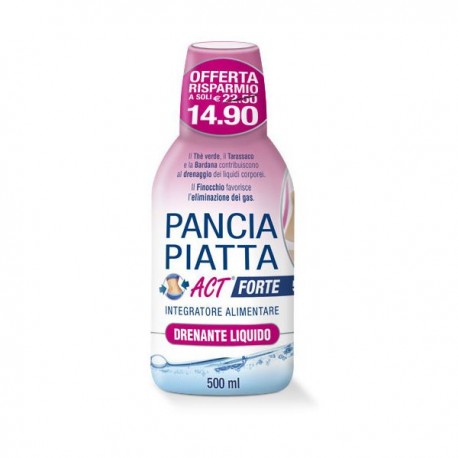 F&F Pancia Piatta Act Forte Drenante Liquido 500 ml