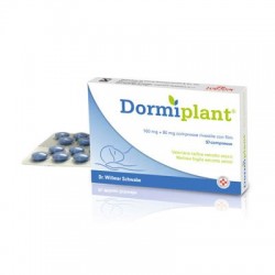 Schwabe Dormiplant 50 Compresse Rivestite 160 mg + 80 mg per Disturbi del Sonno 