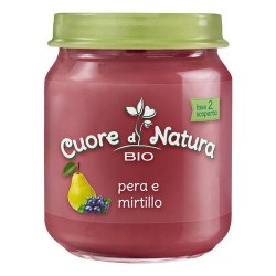 Heinz Italia Cuore Di Natura Omogeneizzato Pera & Mirtillo Bio 110 G