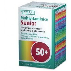 Multivitaminico Senior TEVA dai 50 anni 30compresse