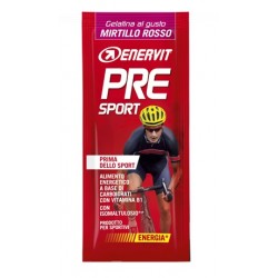 Enervit PreSport prodotto energetico gusto mirtillo rosso 1bustina gelatina 45gr.