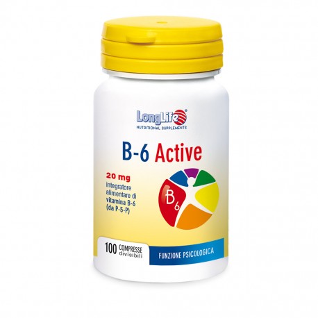 Longlife B-6 Active 20 mg 100 compresse integratore di vitamina B6