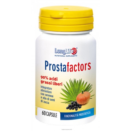 Longlife Prostafactors 60 capsule integratore per prostata