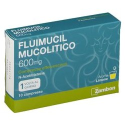 Zambon Fluimucil Mucolitico 10 compresse effervescenti 600 mg 