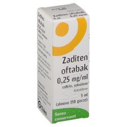 Laboratoires Thea Zaditen Oftabak collirio antistaminico 5 ml 