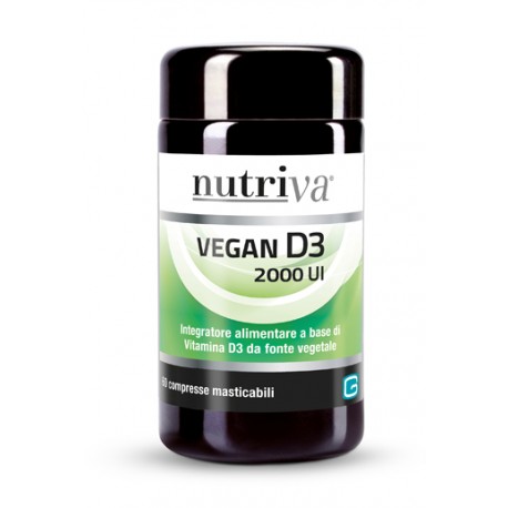 Nutriva - Nutriva Vegan D3 Integratore Difese Dell'Organismo 60 Compresse