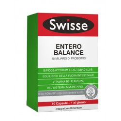 Swisse Entero Balance Integratore per l'Equilibrio Intestinale 10 Capsule