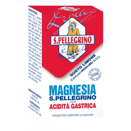 Magnesia S.Pellegrino acidita' gastrica 10bustine