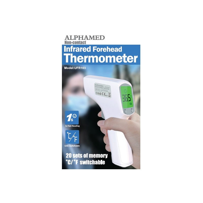 Termometro a infrarossi sulla fronte misurazione della febbre senza contatto SD 