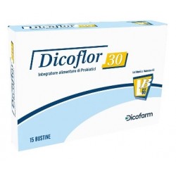 Dicofarm Dicoflor 30 per alterazione della flora batterica 15 bustine