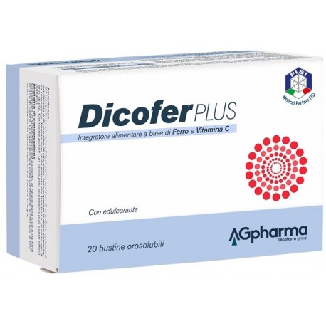 Dicofer Plus 20 Bustine Integratore di Vitamine e Ferro