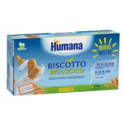 Humana biscotto 4mesi+ Baby Bio 360gr. (2sacchetti da 180gr.)