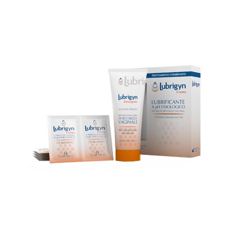  Lubrigyn Kit Crema 12 Bustine x 2ml + Detergente 100ml