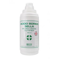 Sella Acido Borico 3% soluzione cutanea disinfettante 500 ml 