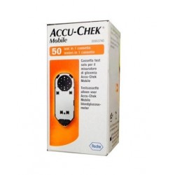 Roche Diagnostics Accu-Check Mobile Misuratore di Glicemia 50 Test 1 Cassetta