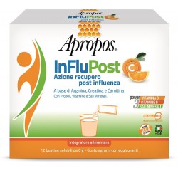 Apropos Influpost C recupero post-influenza 12bustine solubili da 6gr. gusto agrumi